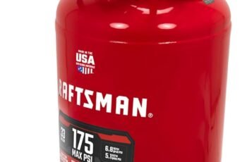 CRAFTSMAN 33 Gallon Air Compressor, Vertical Air Compressor for Heavy-Duty Use