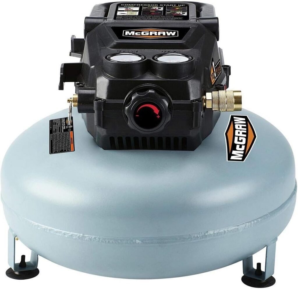 3 Gallon/3 HP PSI Oil-Free Pancake Air Compressor