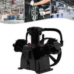 Air Compressor Pump Head, 115PSI 4-5HP Air Compressor Pump Replacement with 3 Air. Filter Mufflers