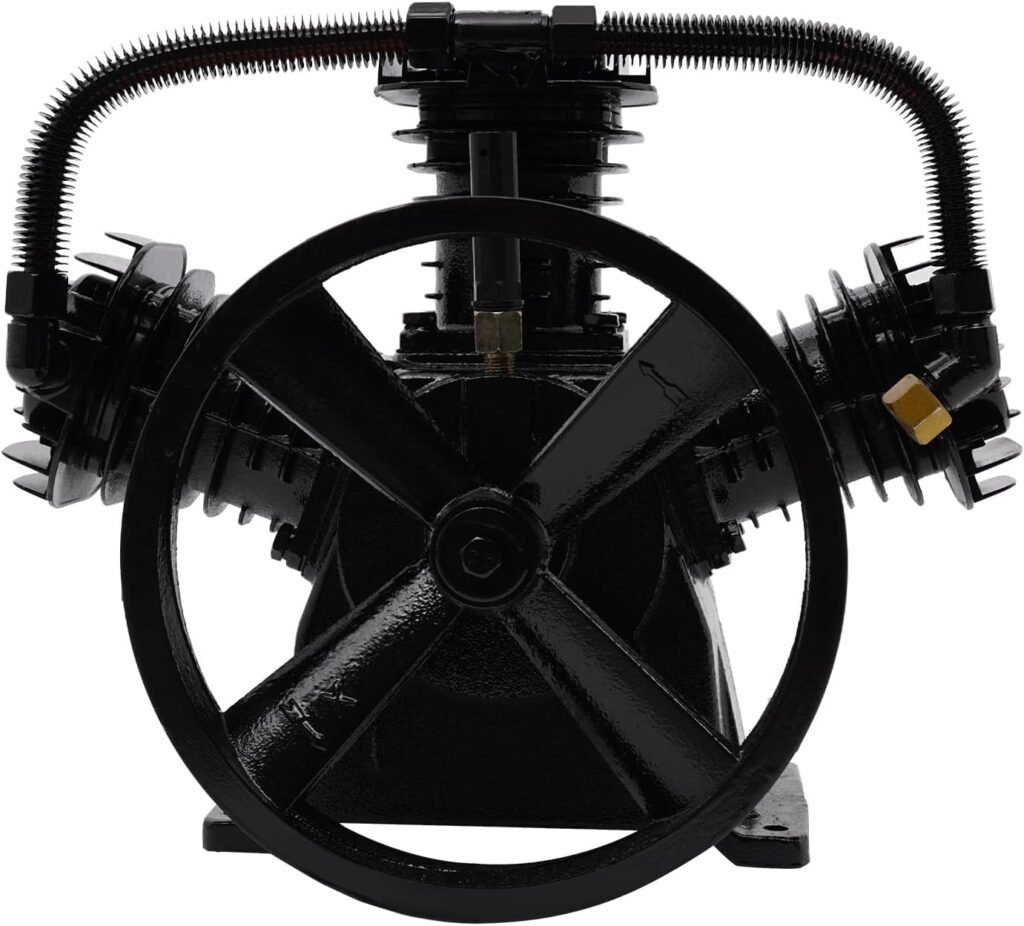 Air Compressor Pump Head, 115PSI 4-5HP Air Compressor Pump Replacement with Air. Filter Mufflers