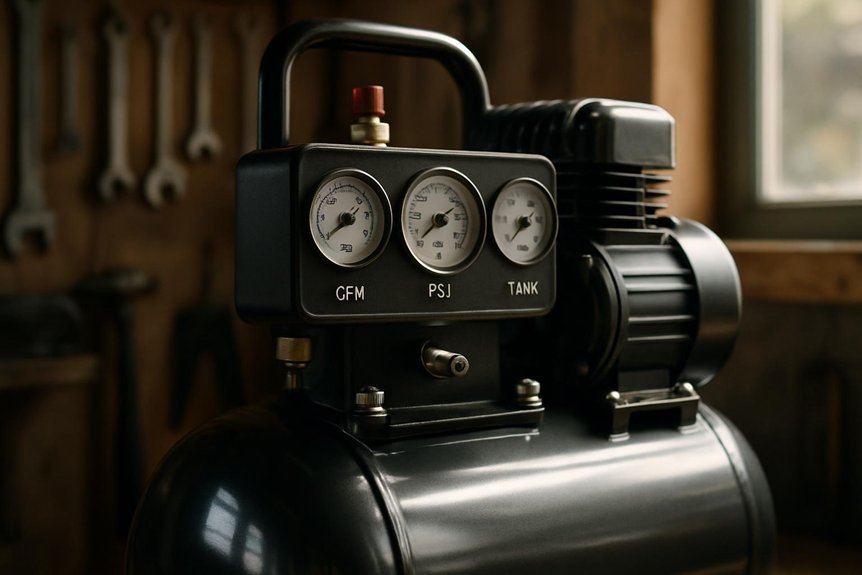 cfm psi tank size explained