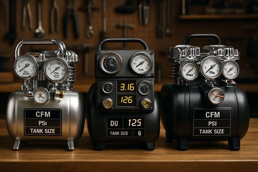 core specs cfm psi tank duty