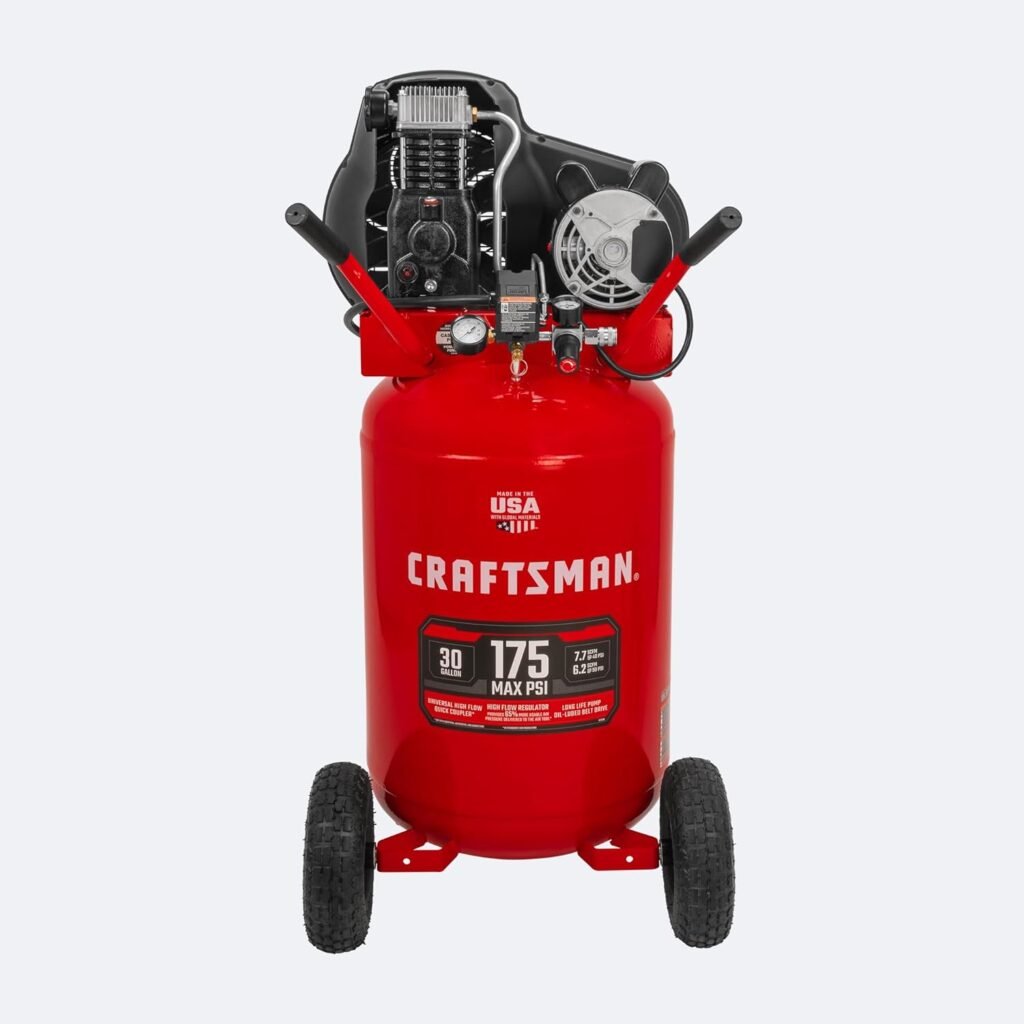 CRAFTSMAN 30-Gallon Portable PSI Vertical Air Compressor (CMXECXM301.COM)