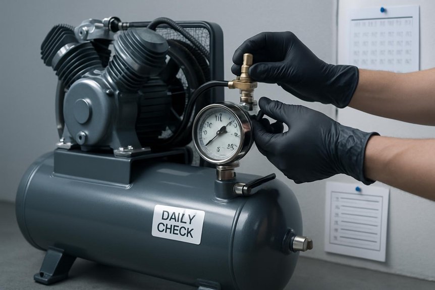daily compressor reliability checks