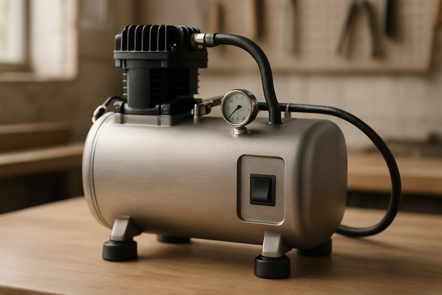 quiet air compressor specifications and metrics
