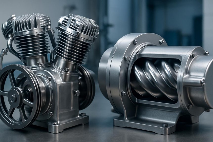 rotary screw compressor mechanics
