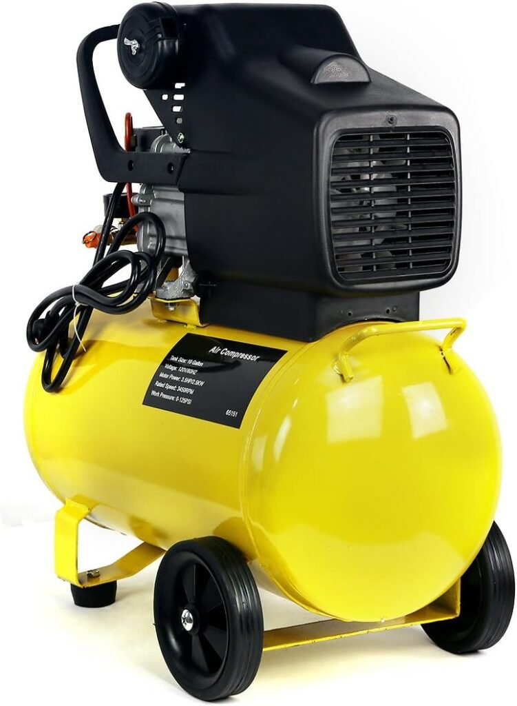 Stark USA 10-Gallon Air Compressor Horizontal Tank 3.5 HP Quiet Air Compressor for Auto Repair, Tire Inflation, Woodwork Nailing, Spray Painting Stark USA 10-Gallon Air Compressor Horizontal Tank 3.5 HP Quiet Air Compressor for Auto Repair, Tire Inflation, Woodwork Nailing, Spray Painting