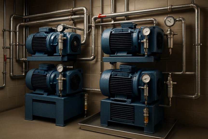 storage efficiency pressure dew point leaks