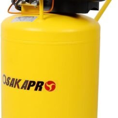 21 Gallon Portable Air Compressor, 110V/60HZ 2.5HP Motor, Max 115PSI Pressure, Yellow Tank Vertical Air Compressor for Garage, Workshop, DIY