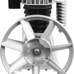 Air Compressor Pump, 3HP Industrial Compressor Head Pump Motor, 66Gal/min Twin Cylinder Aluminum Air Compressor Head Piston Style Splash Lubrication Pump