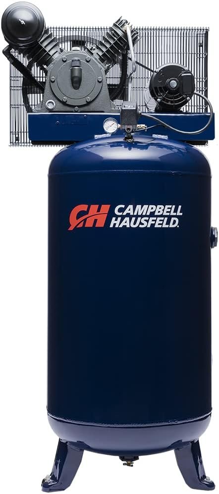 Campbell Hausfeld Vertical Air Compressor, Gallon Stage Stationary Air Compressor, 230V, HP, Max PSI
