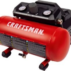 Craftsman Air Compressor 1.5 Gallon Portable, 3/4 HP, 1.5 CFM@90PSI, Max 125 PSI, Oil Free, Lightweight Air Compressor for DIY Workshop, Small Project