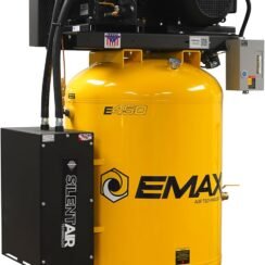 EMAX ESP10V120V1 10 HP 120 Gallon 2 Stage Single Phase Industrial V4 Pressure Lubricated Pump 38CFM@100 PSI Plus Patented Silent Air Compressor Review (2026)