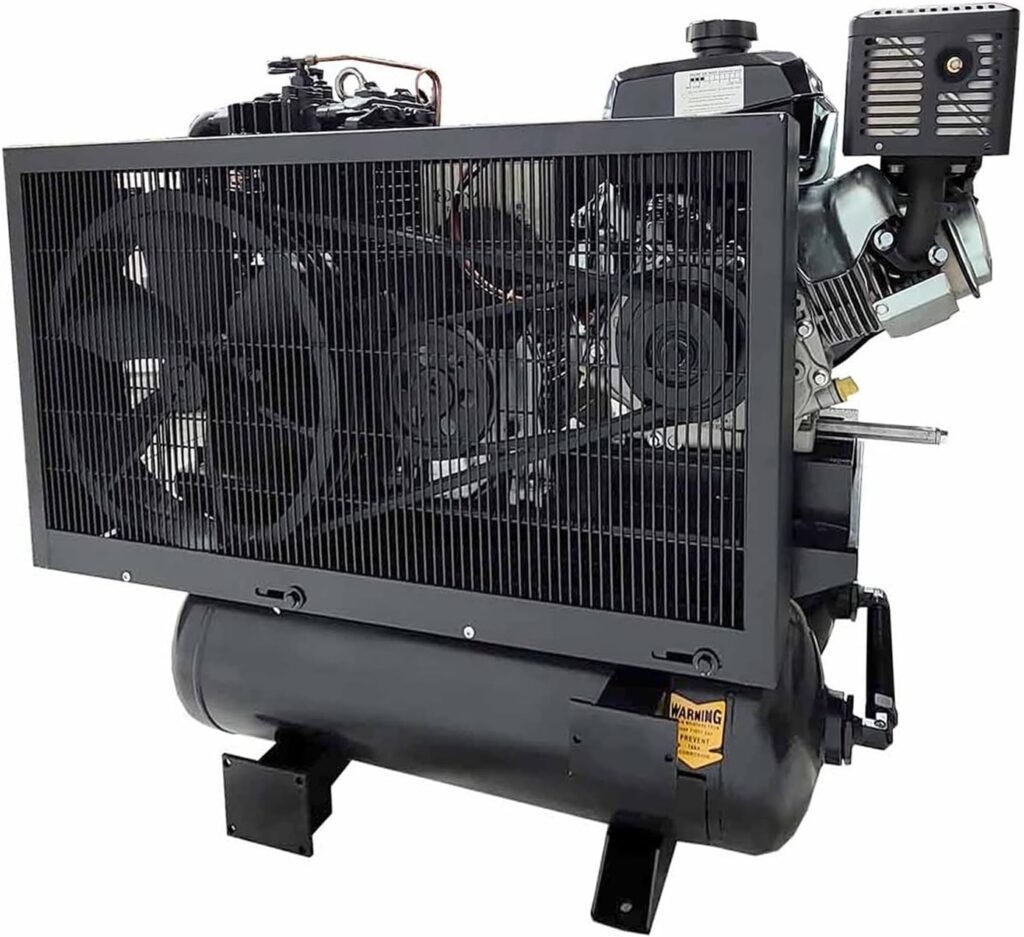 EMAX in Air Compressor - HP Air Compressor, Generator, Welder with Electric Start 5000W Generator - EGES14020T