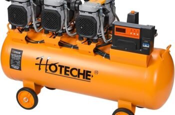 Hoteche 26 Gallon Silent Oil-Free Air Compressor Review (2026) — Professional Power Meets Quiet Operation