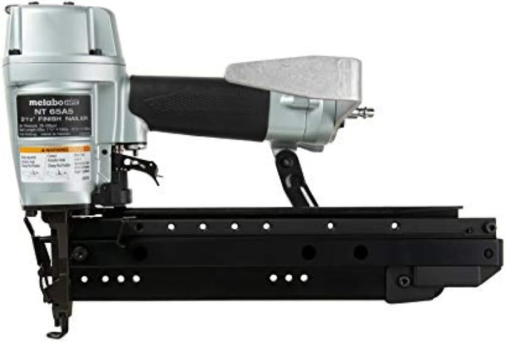 Metabo HPT Pro Finish Nailer, Pro-Preferred Pneumatic Power Nailers for Finish Applications, High Grade Aluminium Magazine, Gauge, 1-1/2 to 2-1/2 Straight Nails, NT65A5