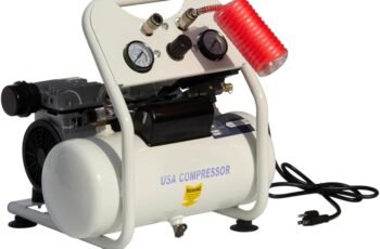 Portable Air Compressor, Ultra Quiet Oil-Free Electric Air Compressor 115 PSI Max with 4 CFM, Quick Recovery, 2.5 Gallon Tank, Ideal for Tire Inflation, Hot Dog Air Tools& Garage Auto Repair