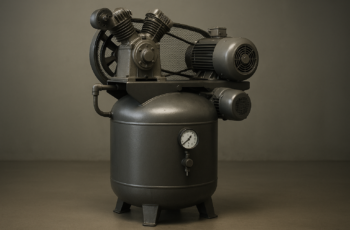 Schulz of America 932.9341-0 V Series Air Compressor, Two Stage 175 psi, 7580VV30X-1 7.5 hp, MSV-30MAX, 4P Electric Motor, Single Phase, Vertical Tank