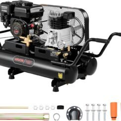 VEVOR 9 Gallon Twin-Tank Gas Powered Air Compressor Review (2026) — Is It Worth It?