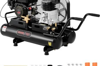 VEVOR 9 Gallon Twin-Tank Gas Powered Air Compressor Review (2026) — Is It Worth It?