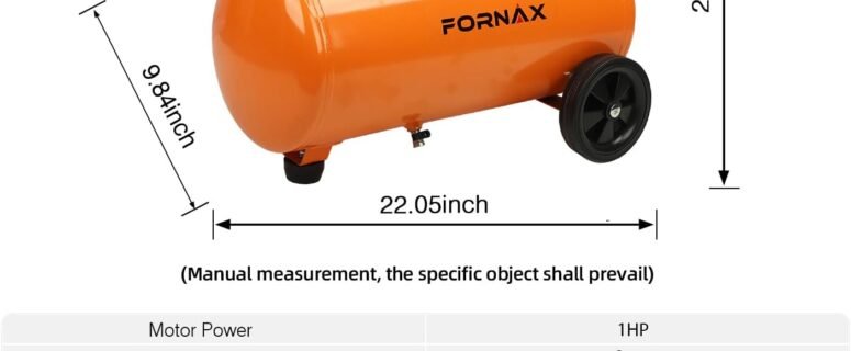 FORNAX 8 Gallon Air Compressor Review — Quiet & Portable Power