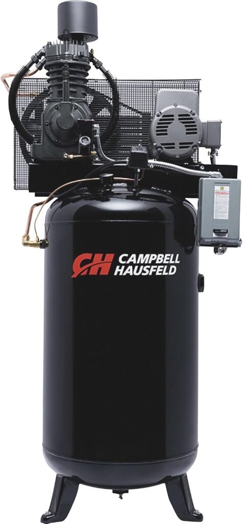- Campbell Hausfeld Fully Packaged Air Compressor - 7.5 HP, 24.3 CFM @ PSI, Volt Single Phase, Model# CE7000FP - Campbell Hausfeld Fully Packaged Air Compressor - 7.5 HP, 24.3 CFM @ PSI, Volt Single Phase, Model# CE7000FP