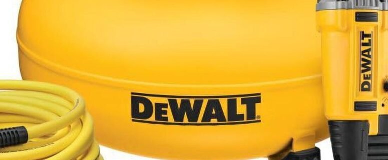 DEWALT DWFP1KIT 18 Gauge Brad Nailer and 6 Gallon Oil-Free Pancake Air Compressor Combo Kit